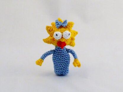 Maggie Simpson Häkelanleitung