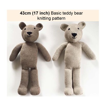 Basic Teddy Bear knitting pattern 19045