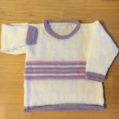 Lilac stripe jumper