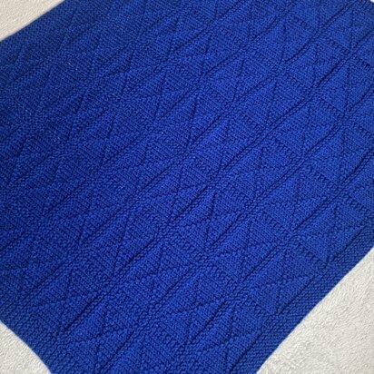 Aran Criss Cross Blanket