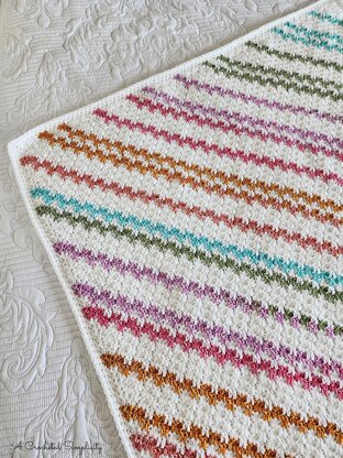 Candy Stripes C2C Blanket