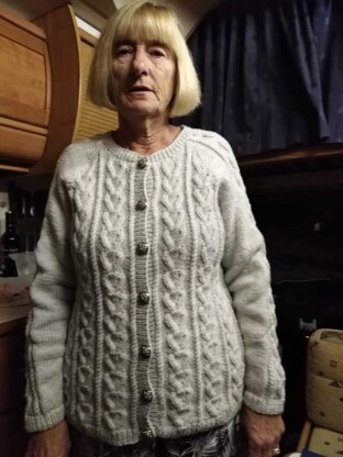 Aran cardigan