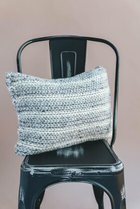 Crochet Knit Look Pillow