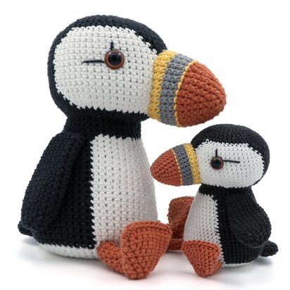 Amigurumi Puffin Bird