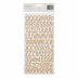American Crafts Thickers Goodness Alphabet Chipboard Wood (207 Piece)
