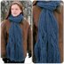 Winding River Ribbed Scarf