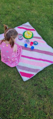 Striped Colour Crush Blanket