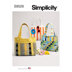 Simplicity Handbags S9526 - Paper Pattern, Size OS (One Size Only)