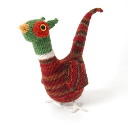Freddie the Pheasant - knitting pattern
