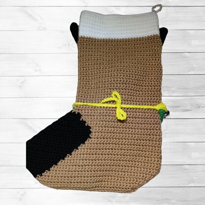 German Shepherd Christmas Stocking