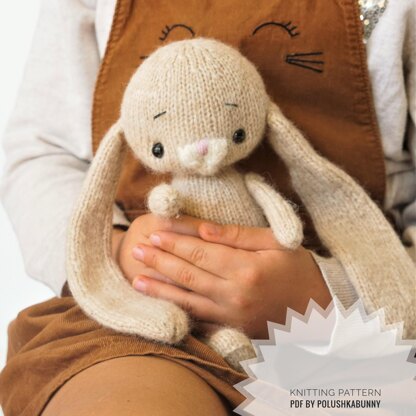 Knitting Pattern Little Bunny toy