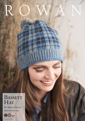 Bassett Hat in Rowan Moordale - ZB297-00014-UK - Downloadable PDF