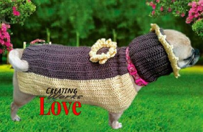 Sunflower Dog Sweater Costume