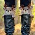 Peeping Reindeer Boot Cuffs