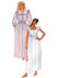 McCall's Misses' Robe, Tie Belt and Nightgown by Laura Ashley M8381 - Sewing Pattern