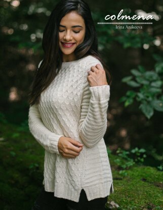 Colmena Sweater in Malabrigo Silky Merino - Downloadable PDF