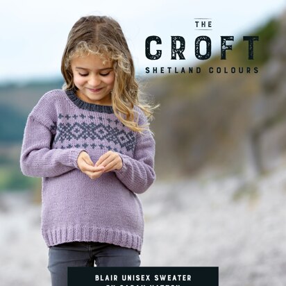 Blair Sweater in West Yorkshire Spinners The Croft Shetland Colours - DBP0069 - Downloadable PDF
