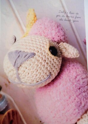 Dolly the pink sheep