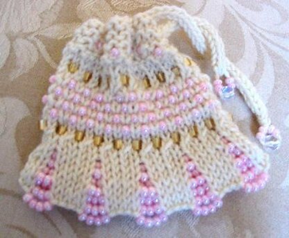 Beaded Drawstring Purse