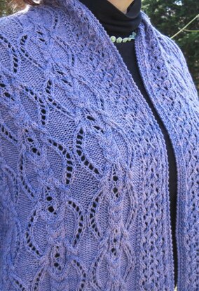 Ely Cable Lace Shawl