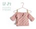 Size 12-24 months- NEO Crochet Crossed Baby Jacket