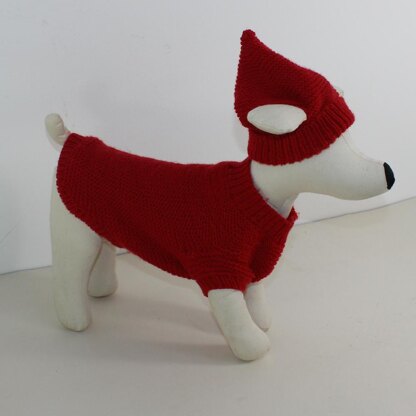 Small Dog 4 Ply Coat,Visor & Pixie Hat