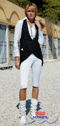 Mafalda Waistcoat in Adriafil Parigi - Downloadable PDF