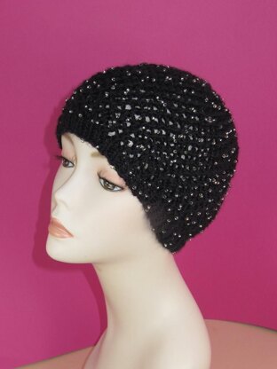 Beaded Easy Lace Skullcap