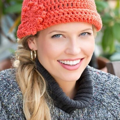 Judy's Hat in Red Heart Super Saver Economy Solids - LW3326