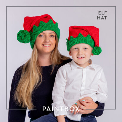 Elf Hat - Free Knitting Pattern for Christmas in Paintbox Yarns Simply Chunky - knitting pattern