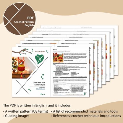 Lunar New Year Lantern Tiger