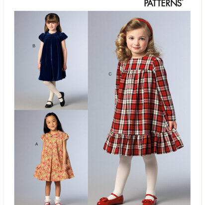 Vogue Children's and Girls' Dress V1857 - Sewing Pattern