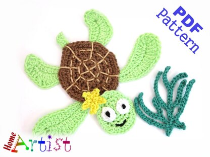 Seaturtle + Dollar sand Applique