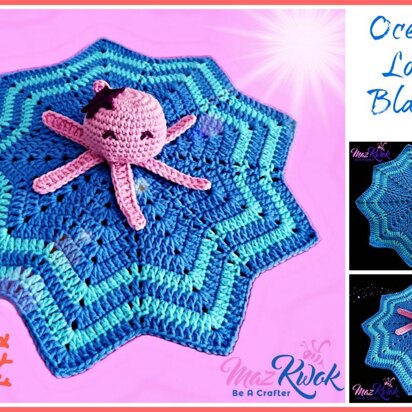 Oceanic Lovey Blanket