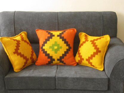 On the Spot and Brackets Cushion Cover Set