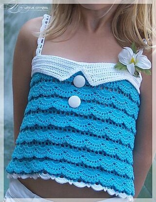 Splash Crocheted Tank Top