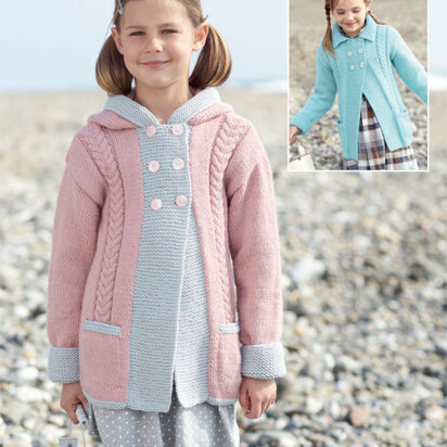 Hooded and Collared Coats in Sirdar Supersoft Aran - 2425 - Downloadable PDF