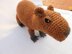 Amigurumi Capi, the Capybara