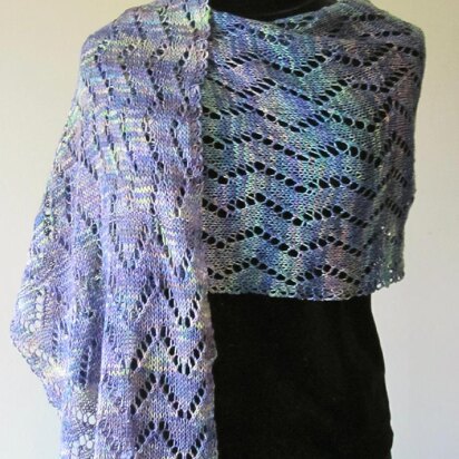Lightning in the mountains - knitting pattern