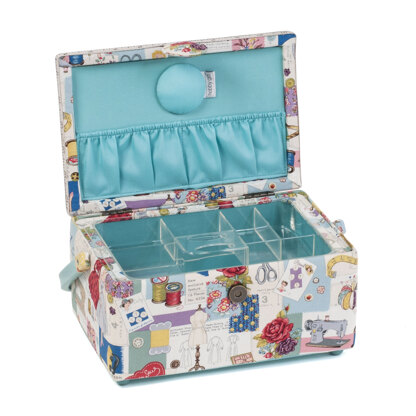 Hobbygift Sew Retro Medium Sew Box