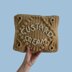 Custard Cream Crochet Cushion