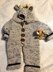 Crochet Baby Deer Snowsuit