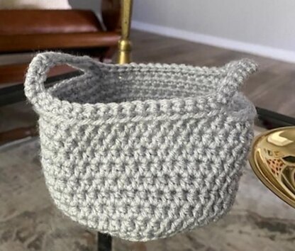 Chunky Crochet Basket - Free Pattern