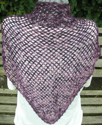 Crocus shawl