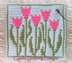 Flower Power mosaic square - Tranquil Tulips