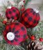 Buffalo Plaid Holiday Ornaments