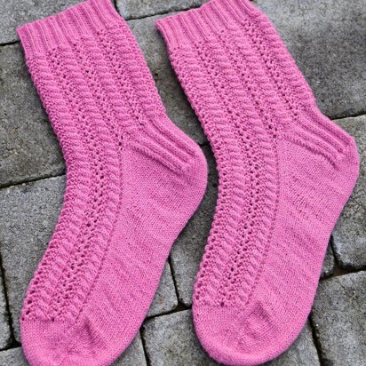 Fankle Socks - knitting pattern