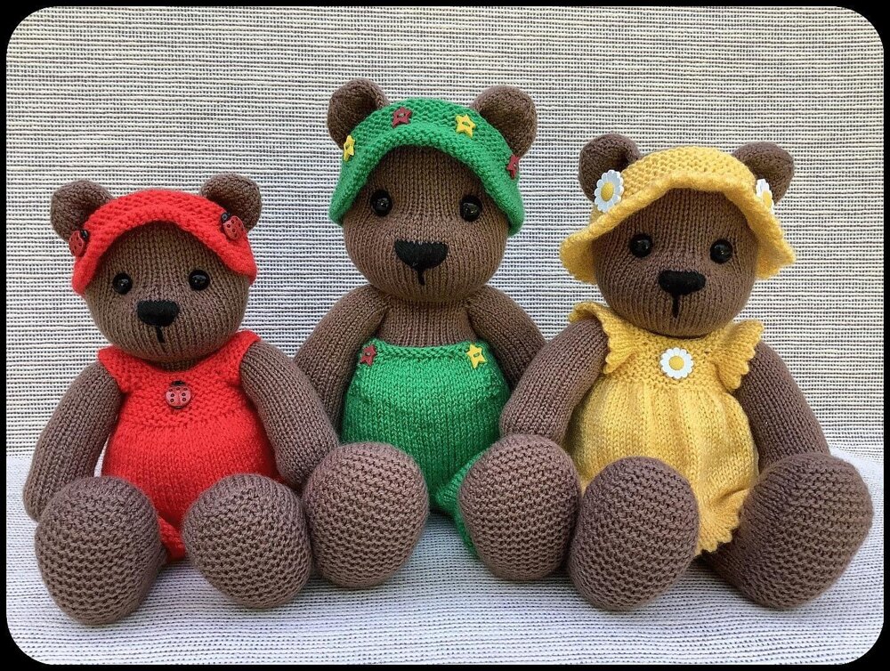 Teddy Bear Knitting Patterns- In the Loop Knitting