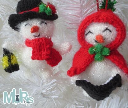 Christmas Caroler Snowmen Ornament
