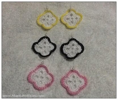 Crochet Earrings Pattern Unique Handmade Jewelry